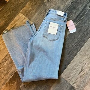 Loveret light wash straight leg jeans